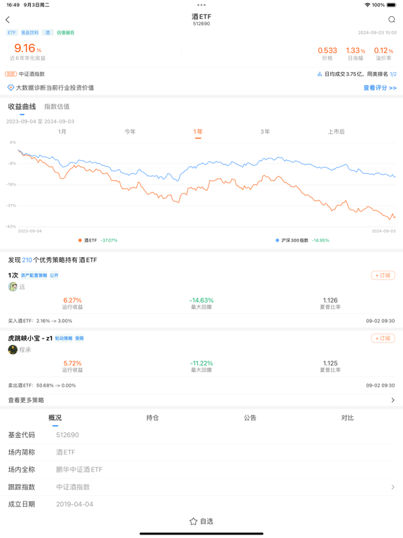 Screenshot #6 pour ETF组合宝-指数基金理财管家