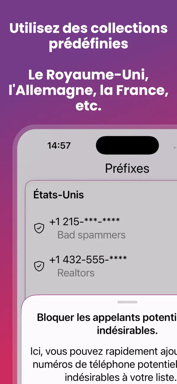 Screenshot #3 pour WideProtect Spam Call Blocker