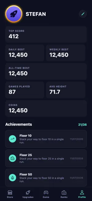 Stack Tower Insanity screenshot 1