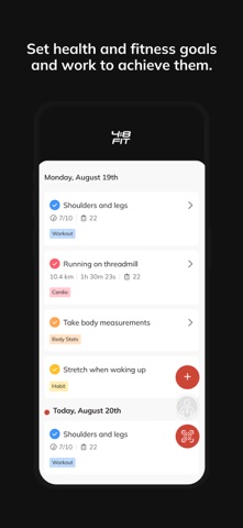 Foureightfit screenshot