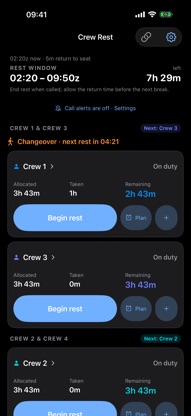 Crew Rest Planner screenshot 2