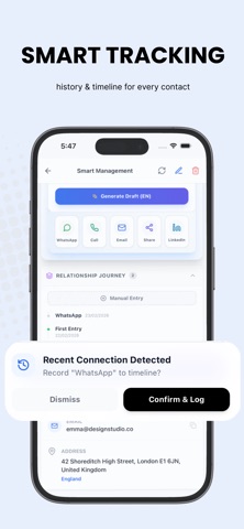 CardNet AI – Business Card CRM screenshot