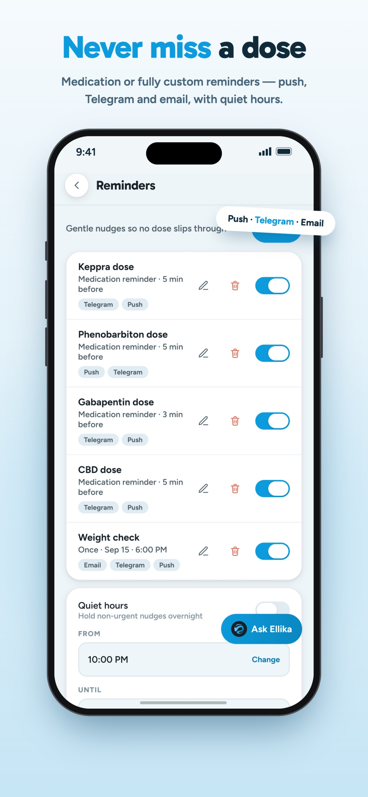 Screenshot 3 of Ellika: Pet Seizure Tracker