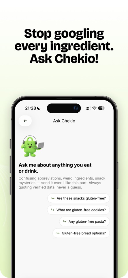 Chekio: Gluten Free AI Scanner screenshot 7