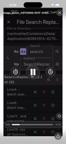 AVFormatter iPhone screenshot