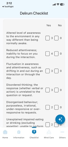 Delirium App screenshot