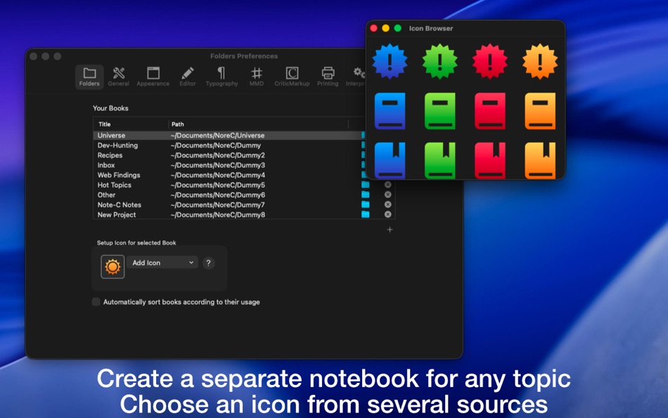 #5. Note-C (macOS) Podle: Xelaton Software
