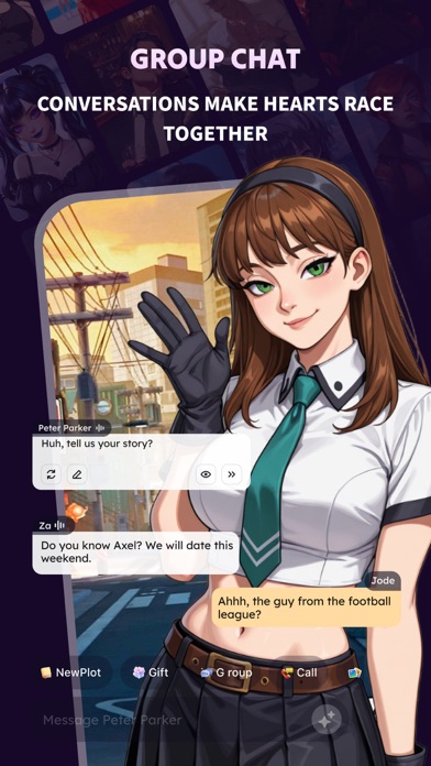Saylo: AI Character Story Chat Screenshot