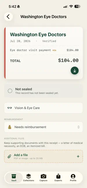 Receipt Locker screenshot 4
