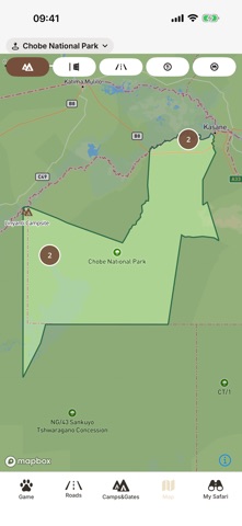 Chobe Safari: Map & Guide Screenshot 1 of 10