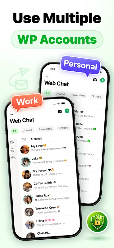 Whats Web - Dual Messenger~ screenshot 1 of 7
