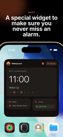 Wakeproof - Loud Alarm iPhone screenshot