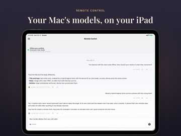 Russet: OpenRouter & Local AI iPad screenshot