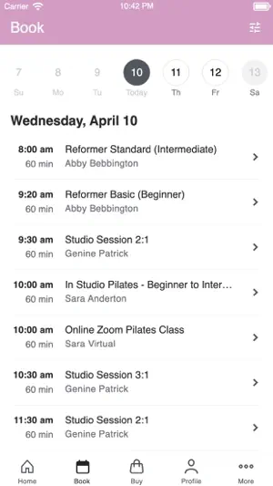 Pilates Body Studio screenshot 2