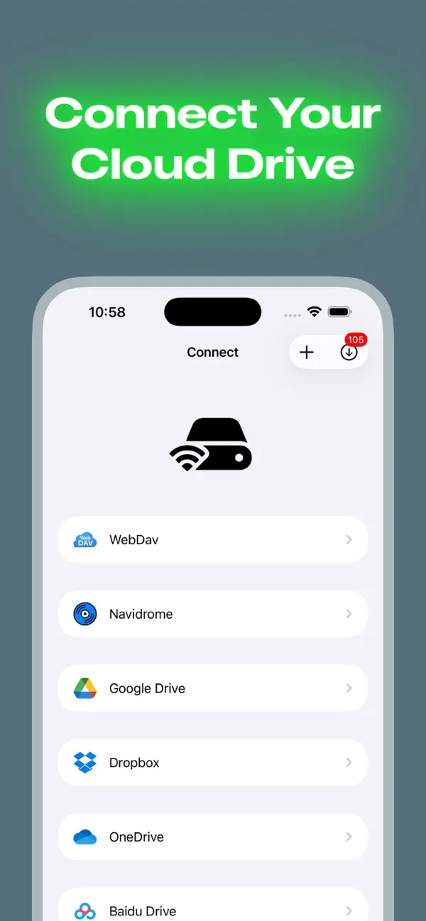 #2. Wake Music：Offline Music (iOS) Por: Kaka Inc