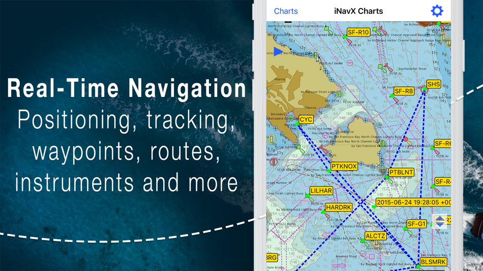 #3. iNavX: Marine Navigation (iOS) 由: NavX Studios LLC