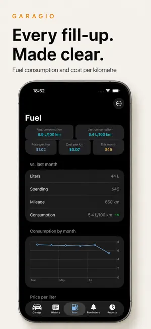 Garagio: Car Maintenance Log screenshot 3