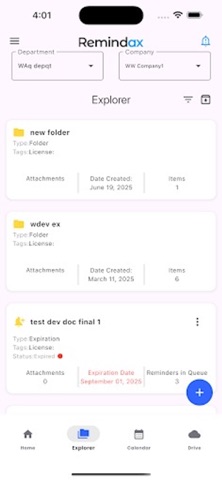 Remindax iPhone screenshot