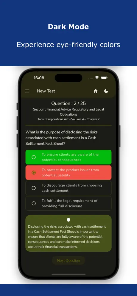 Financial Adviser Exam Test Screenshot 4