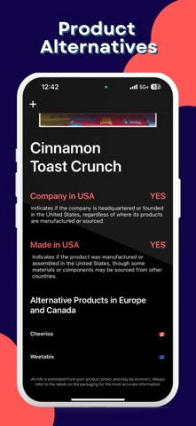 TruthScan iPhone screenshot