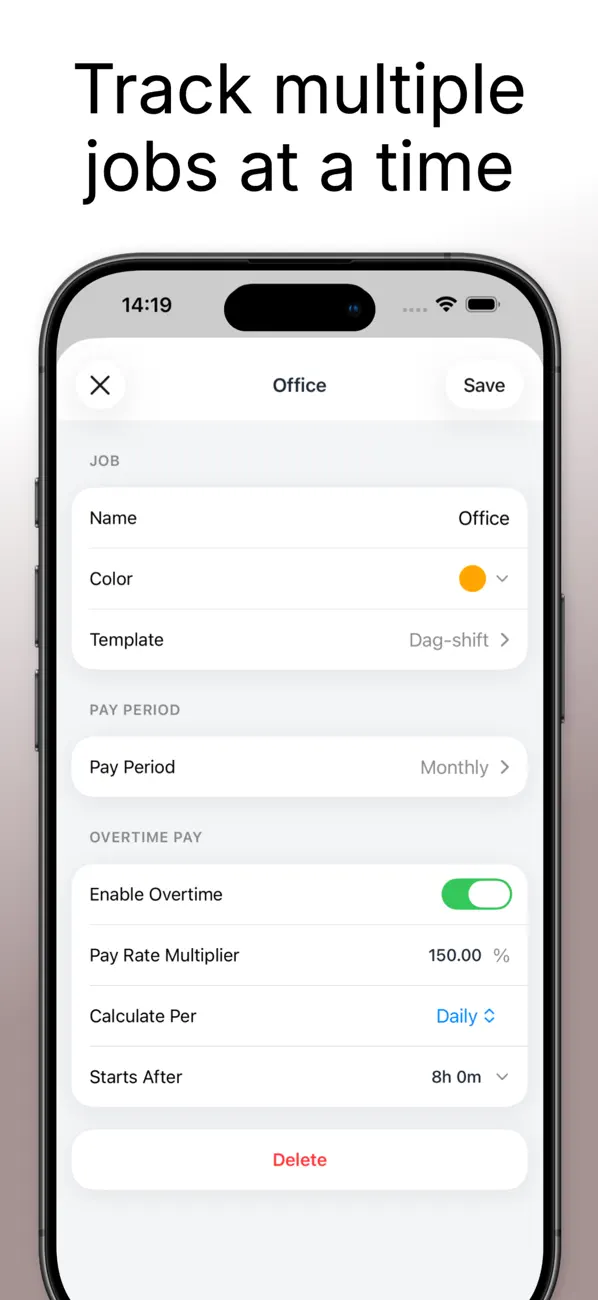 #4. Hours Tracker - Salarybook (iOS) Podle: Centriqo