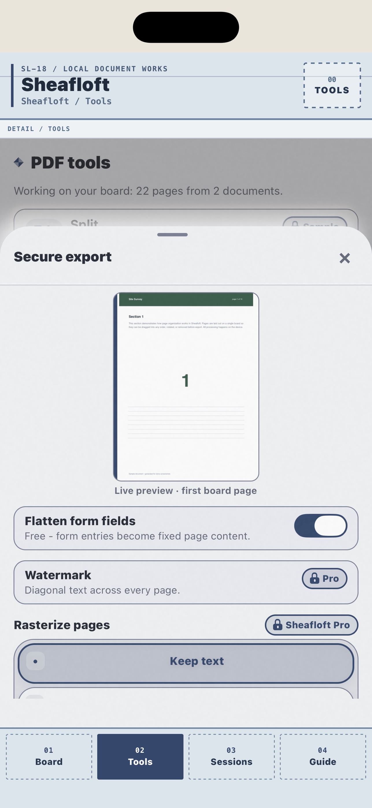 Screenshot 4 of Sheafloft: PDF Workbench