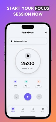 Pomodoro Timer – Pomozoom Screenshot 1 of 7