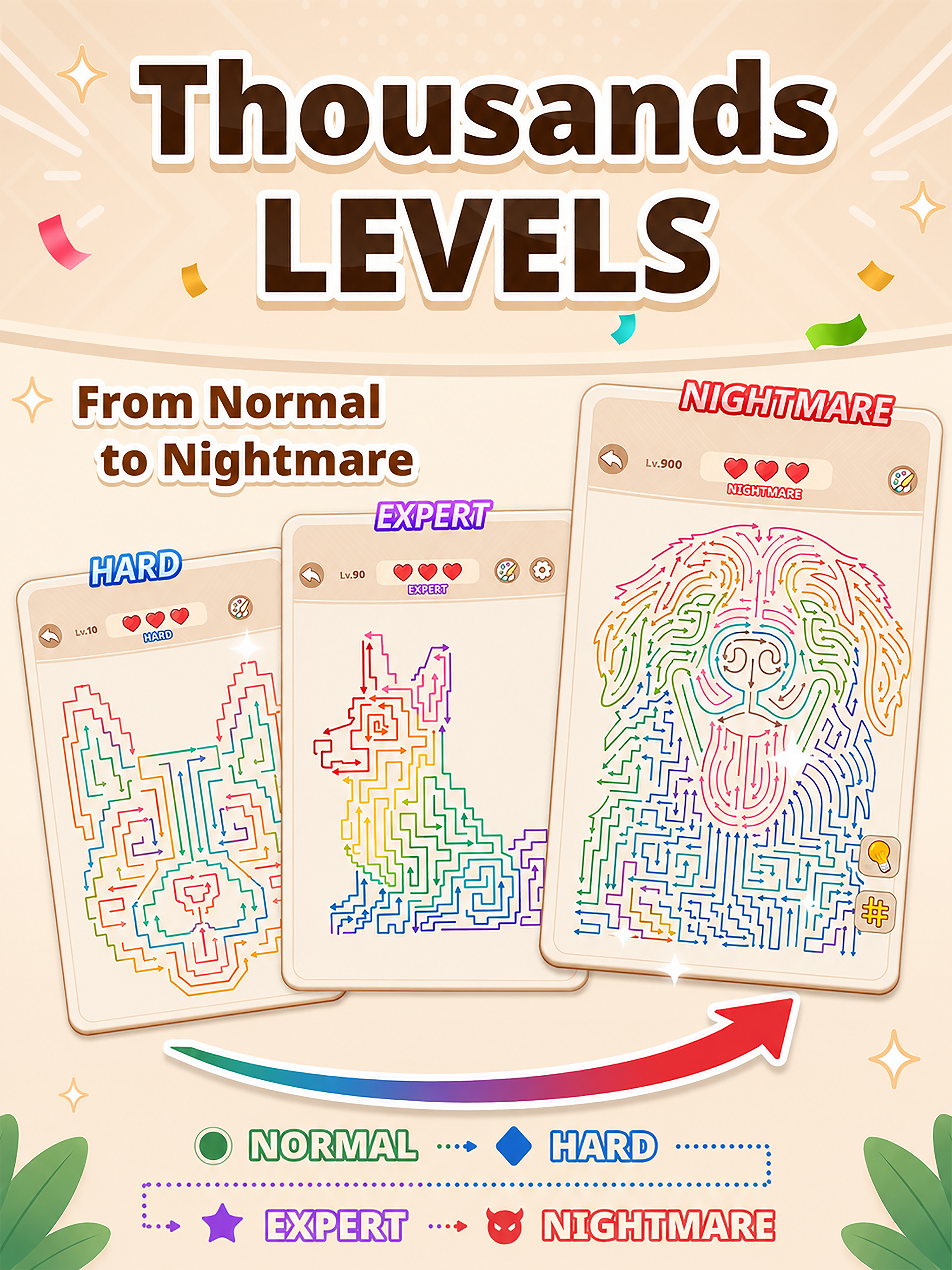 Amaze Away: Arrow Puzzle Games screenshot 9