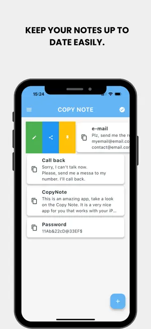 Copy Note: Copy with one touch screenshot 4