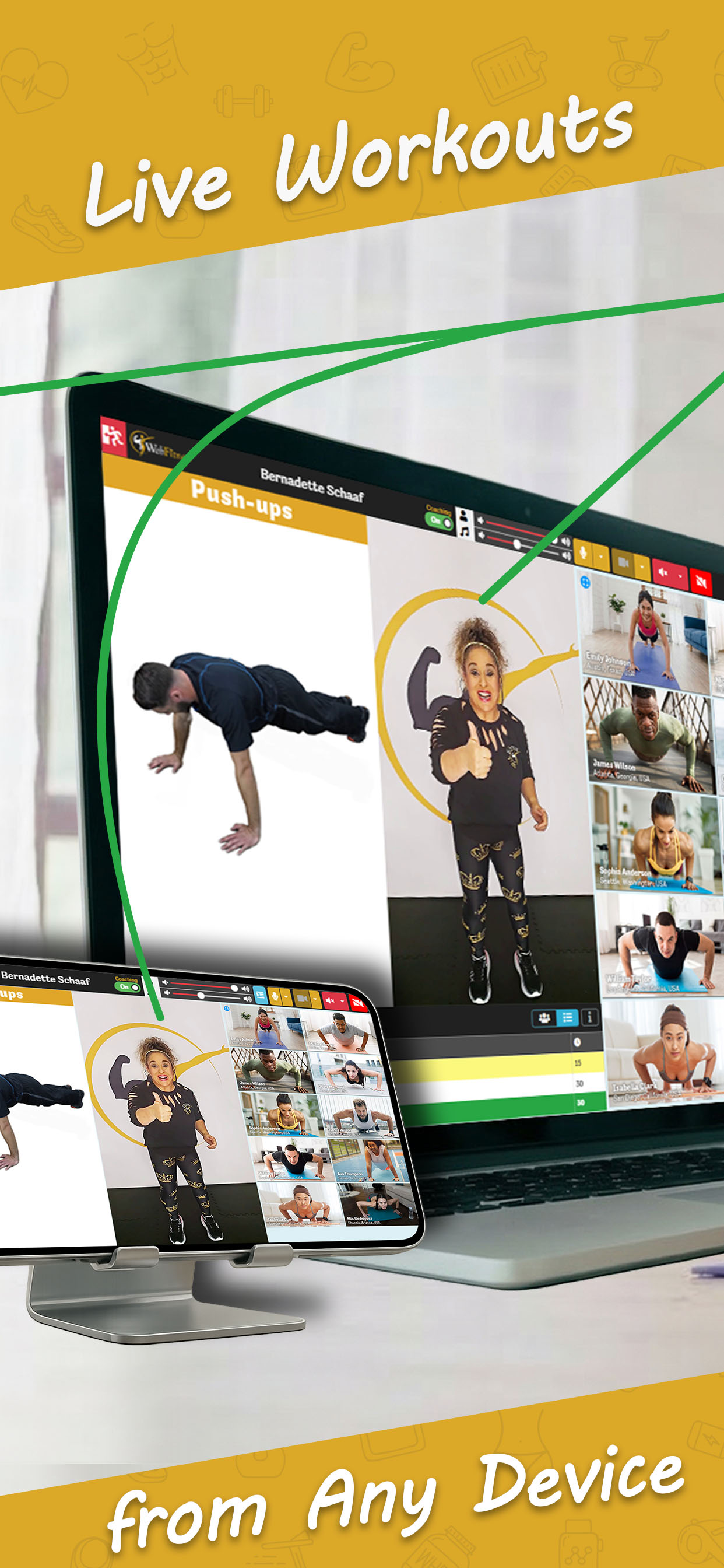 WebFitness: Live Workouts App screenshot 2