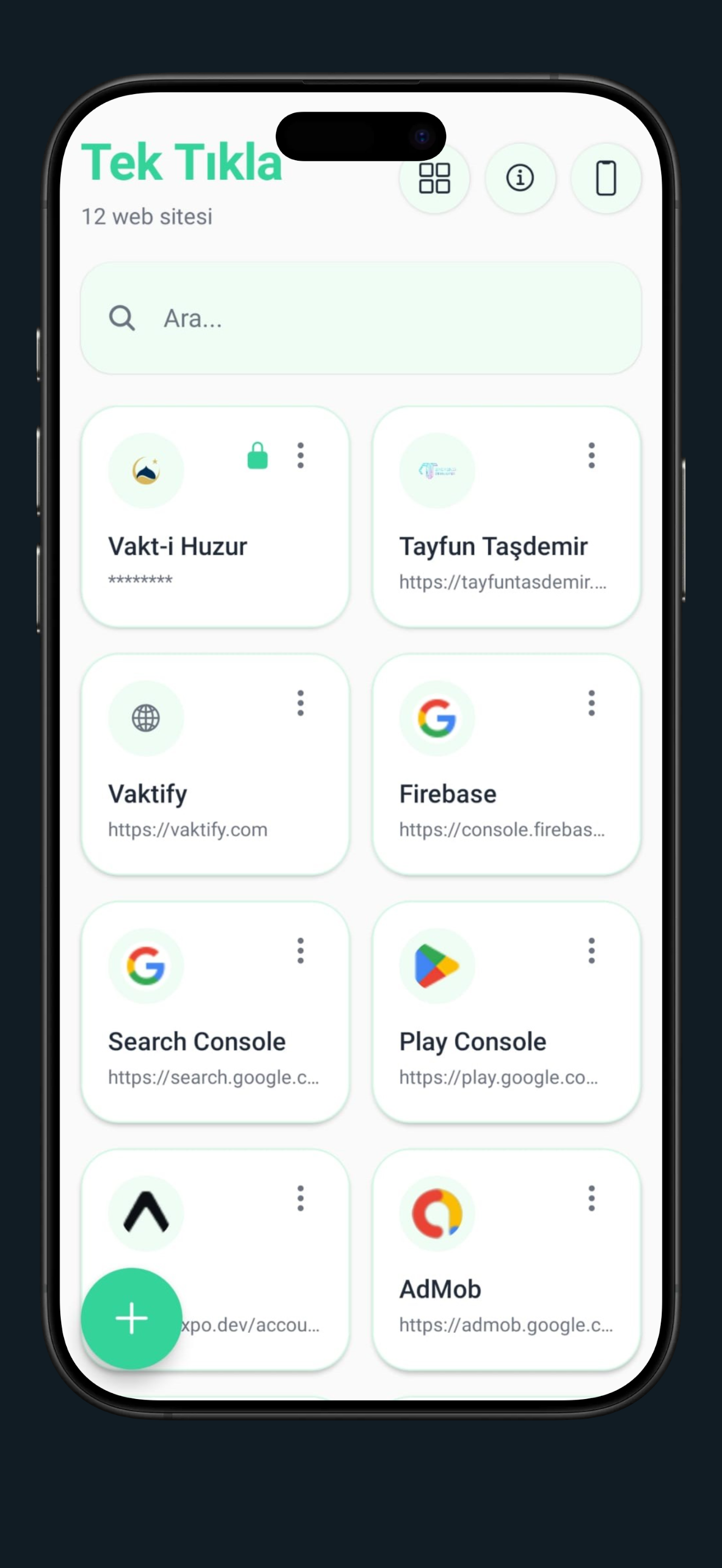 Tek Tıkla – Hızlı Web Erişimi