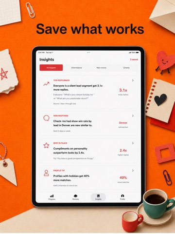Talking Stage: AI Dating Help iPad screenshot