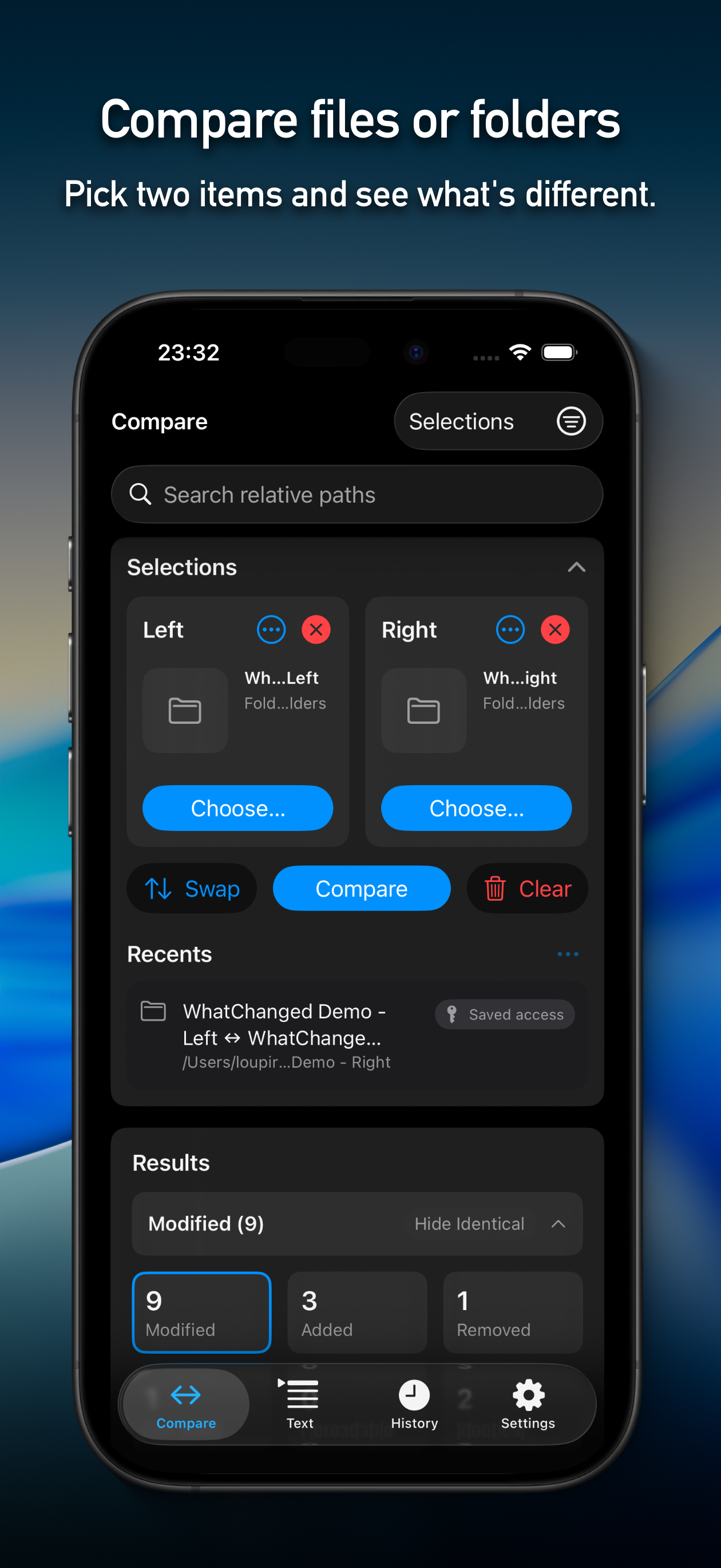 WhatChanged – Folder Compare screenshot 2