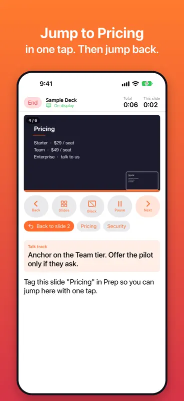 Pitch Mode: Slide Presenter screenshot 2 of 7