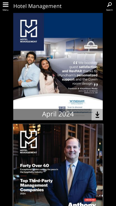 Hotel Management Magazine Screenshot