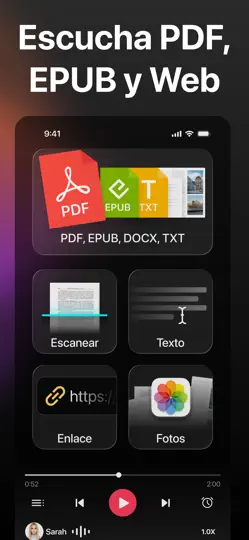 Captura de pantalla de Text To Speech - SayTXT Reader en iPhone 2