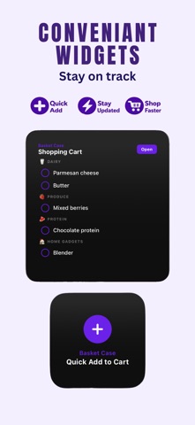 Basket Case - Grocery List screenshot