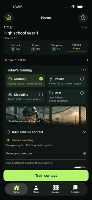 Reborn at Bat: Batter Growth screenshot 2