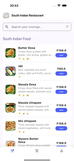 South Indian Restaurant screenshot 2