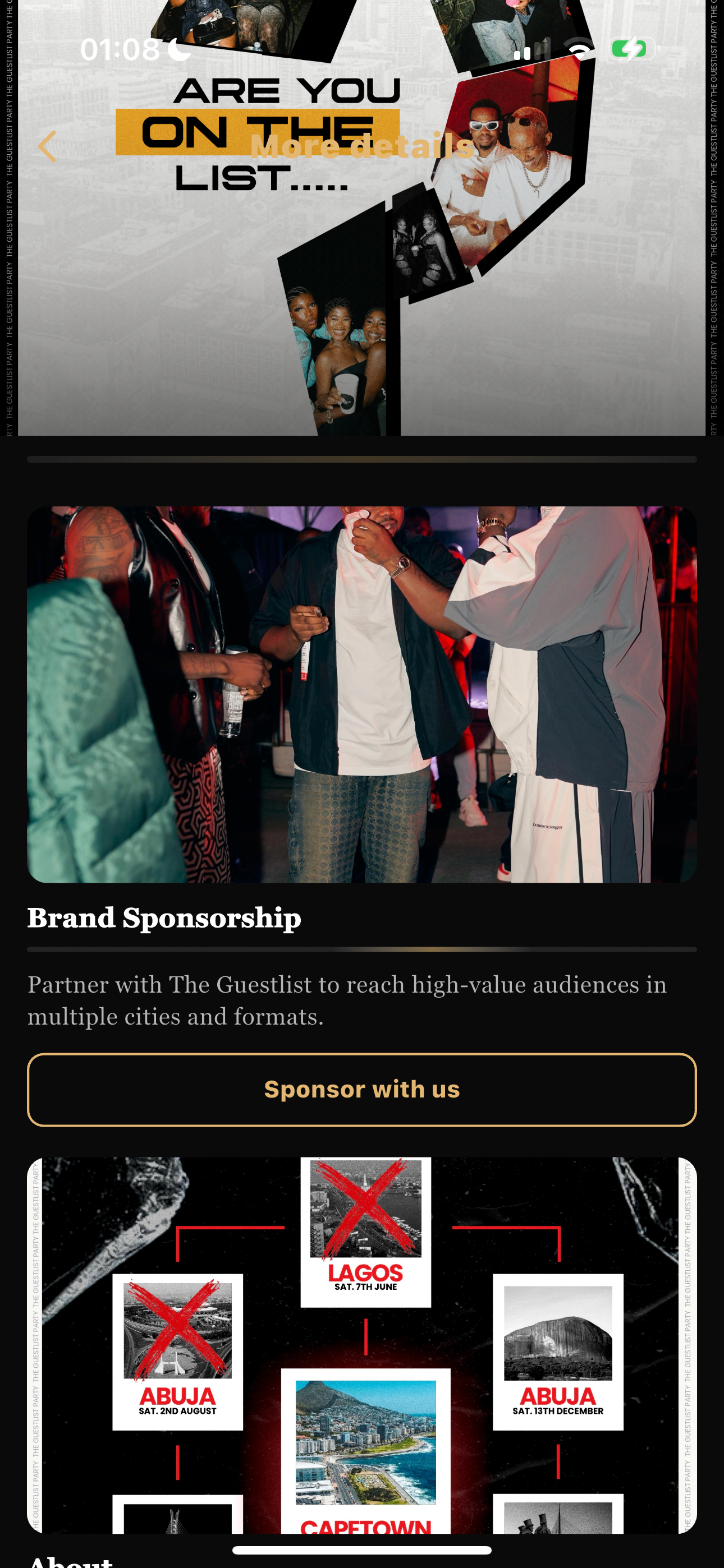 the guestlist party