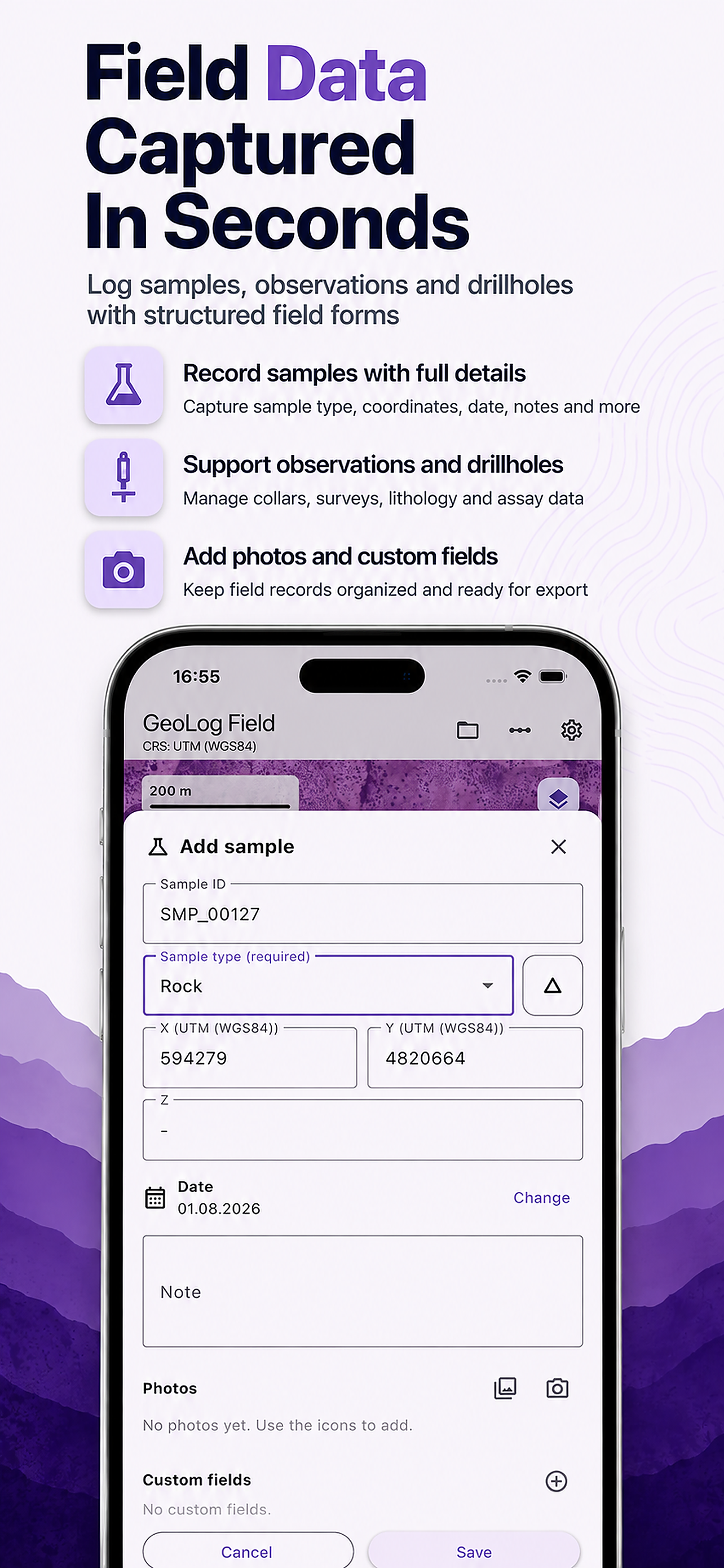 GeoLog Field screenshot 2