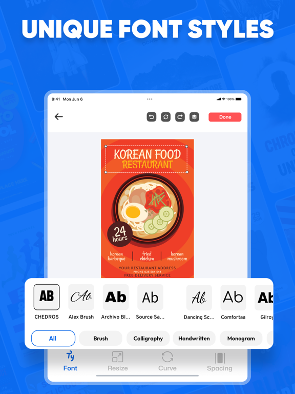 Poster Maker: & Flyer Maker iPad screenshot 6 - Graphics & Design app