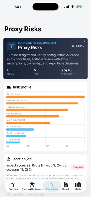 Proxybraid: Route Audit screenshot 5
