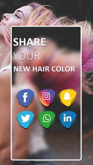 Screenshot 4 of Hair Color Changer Beauty App App