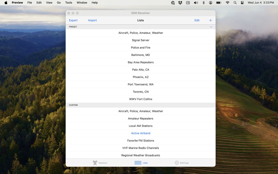 #4. SDR Receiver (macOS) 由: Transition Technology Ventures, LLC