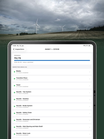 Wind Estate Inspection