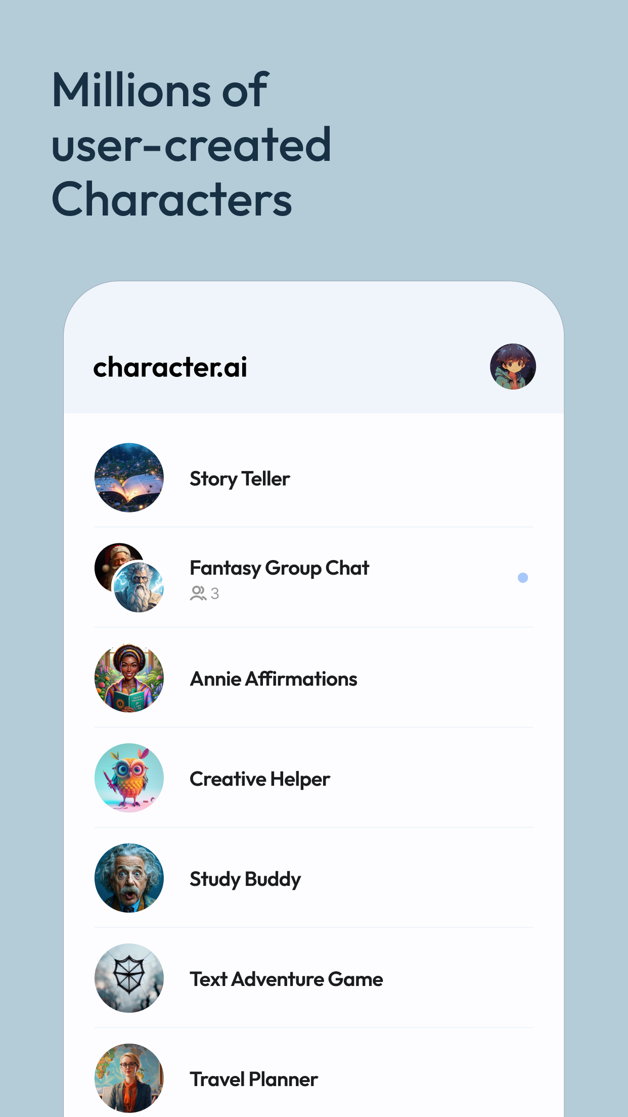 Character AI: Chat, Talk, Text screenshot 2