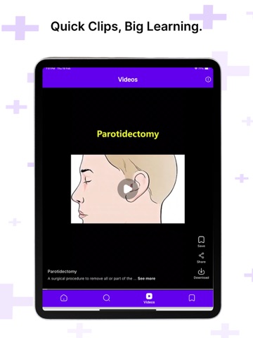 Disease Dictionary App iPad screenshot