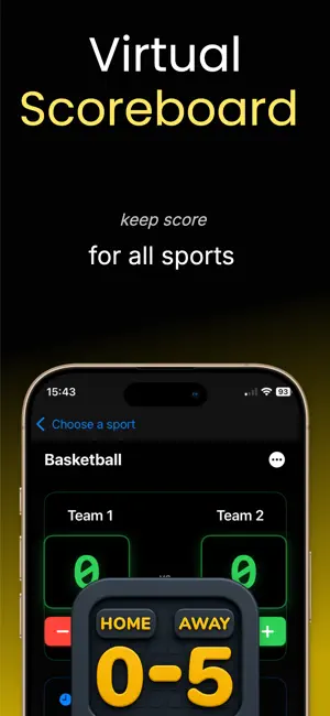 Scoreboard virtual keeper screenshot 1