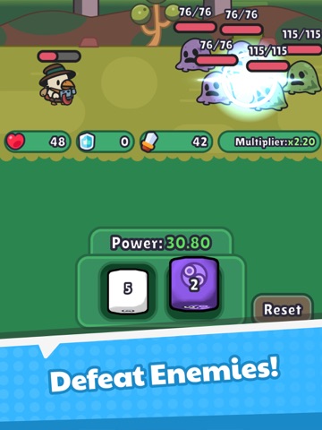 Dice Battle Puzzle iPad screenshot